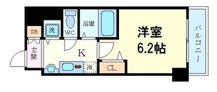 プレサンス堺筋本町フィリアの物件間取画像